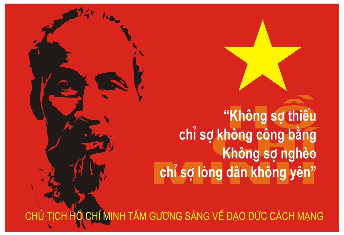 Chủ tịch Hồ Chí Minh, tấm gương sáng về đạo đức cách mạng, tranh cổ động, Nguyễn Thị Sao (Hà Nam)